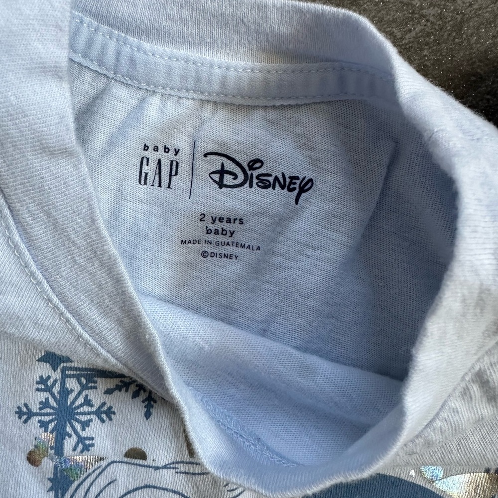 GapXDisney Toddler Girl Long Sleeve Shirts - Set of 3 - Picture 3 of 14
